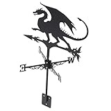 Supvox Wetterfahne Für Halloween Dachdekoration Outdoor Zubehör Dachwetterfahne