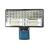 LED Wireless Arbeitsleuchte Elektrische Taschenlampe für Bosch Li Ionen Akku, Arbeitszimmer und Außenumgebungen (A)