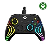Turtle Beach Afterglow Wave Controller Schwarz Wired RGB Gaming Controller – Lizenziert für Xbox Series X oder S, Xbox One und Windows