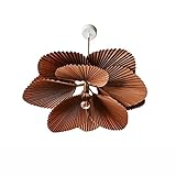 OJXIER Moderne kreative Blatt-Pendelleuchten Papier-Kronleuchter Hängelampen Einzelkopf Hängelampe für Esszimmer Wohnzimmer Schlafzimmer Küche Foyer Geschenk