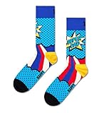 Happy Socks Herren Super Dad Socken, Mehrfarbig (Multicolour 630), 7/10/2019 (Herstellergröße: 41-46)