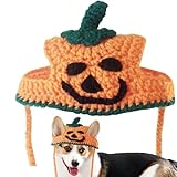 Kürbis-Hundekostüm, Polyester, weich, leicht zu reinigen, multifunktional, Halloween-Kostüm für kleine Hunde