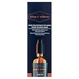 King C. Gillette Bartserum, Volumen, Bartpflege für Herren, mit Vitamin B-Komplex und Koffein, 50 ml, Geschenkidee für Herren