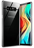 moex Aero Case für Samsung Galaxy Note 8 Hülle Durchsichtig, Silikon Handyhülle Transparent, Clear Case Ultra Slim, Backcover Schutzhülle Dünn, Silikonhülle Minimalistisch, Klar