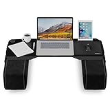 Couchmaster CYBOSS (Extra breites, ergonomisches Lapdesk/Couchdesk für Notebooks/Wireless Peripherie, inkl. Kissen (100 cm breit / 65 cm tief/ 21 cm hoch)