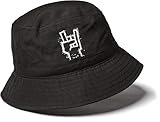 Fischerhut: Metalhand - Devil Horns - Mano Cornuta - Schlapp-Hut - Mütze Buckethat Festival Sommerhut Sonnenhut Festival-Kleidung-Mütze Rock n Roll - Metal (Black L/XL)
