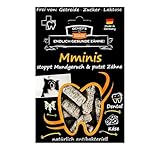 Qchefs MMINIS Zahnpflege-Snack für kleine Hunde bei Mundgeruch & Leckerlis zum Plaque & Zahnstein entfernen mit natürlich antibakterieller Zahnreinigung ohne Dentalspray oder Zahnbürste