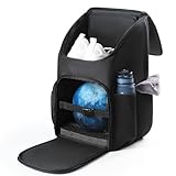 UNIHIMAL Bowlingballtasche, Rucksack Einzelballtasche mit gepolsterter Halterung und Schuhfach bis Größe 44, Geschenke für Bowlingliebhaber