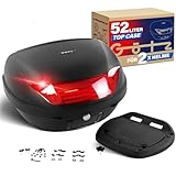 Götz Topcase XXL Motorradkoffer passend 2 Helme Top case 52L Roller Motorrad Quad