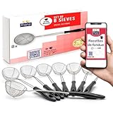 Ranji® Fondue Sieb aus Edelstahl | Pflegeleichte Fonduegabeln, perfekt für Fondueparties, 8 Stück