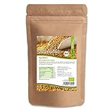 Mynatura Bio Senfsaat gelb – ganz I Senfkörner I Senf I Senfkorn I Gewürz I Würzig I Pikant I Kochen I Backen I Mustard I Vegan I Im Beutel (2x 1000g)