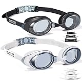 Water Space Schwimmbrille für Erwachsene, 2 Packs Schwimmbrillen für Herren und Damen Herren Damen