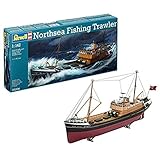 Revell Modellbausatz North Sea Trawler - Maßstab 1:142 - Detaillierter Rumpf und Aufbauten für authentischen Look - Bewegliche Teile für realistische Darstellung - Inklusive Abziehbilder