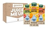 Granini JUiCE BOX (3 x 200 ml) für jeweils 1 Liter echten Orangen-, Multivitamin und naturtrüben Apfelsaft! Konzentrierter Saft zum Selbermischen, ohne Zuckerzusatz, vegan