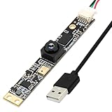 ELP USB Kamera 8MP 30fps USB Kameramodul mit Mikrofon 105 Grad Weitwinkelobjektiv Lightburn Kamera PC Computerkamera 2448P 3D Druckerkamera Kompatibel mit Windows Mac OS Rasberry pi