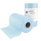 IDEA HOME - 2 Rollen mit je 100 Wischtüchern, 18x35cm, Blau, 200 Stück