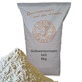 Gelbweizenmehl hell 5kg frisch aus der Rätze-Mühle in bester Qualität 100% regional und naturbelassener Gelb-Weizen
