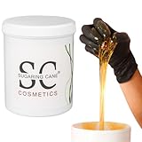 Sugaring Zuckerpaste XXL – 100% Vegan, Sanfte & Schmerzarme Haarentfernung | Zuckerwachs für Seidig Glatte Haut bis zu 4 Wochen | 1 Dose (1000g Soft) für Männer & Frauen