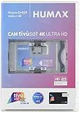 Humax - Tivùsat 4K Ultra HD CAM mit CI+ECP-Schnittstelle, Karte inklusive, rückwärts kompatibel mit CI Geräten