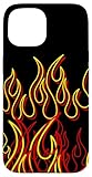 Hülle für iPhone 15 Herz, Herz, Feuer, Herz-Flamme, Stacheldraht, Liebe