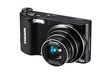 Samsung WB150F Smart-Digitalkamera (14 Megapixel, 18-fach opt. Zoom, 7,6 cm (3 Zoll) Display, bildstabilisiert, Wifi) schwarz