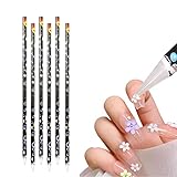 IOPJLK Diamond Painting Stift Wachsstift 6 Stück, Strass Picker Punktierstift, NailArt Strassapplikator Werkzeug Tool, Diamant Malerei Zubehör Für Nägel & Nail DIY Dekoration