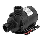 12 V Wasserpumpe, bürstenlose Gleichstrom-Wasserpumpe, kleine Tauchwasserpumpe für Aquarien, Kreiselpumpe, geräuscharm, 30 W, 8 m Hubhöhe für das Wasserzirkulationssystem von