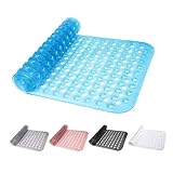 Duschbodenmatte - Waschbare rutschfeste Matte mit Saugnäpfen, Bathing Essentials Badewannen-Sicherheitsmatten für Waschraum, Badewanne, Badezimmer, Fitnessstudio, Spa-Center