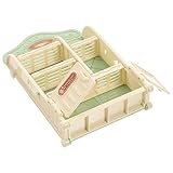 KOMBIUDA Simulations-Speiseregalmodell Puppenbett Mini für kinderspielzeug spielzeuge bücherregal Puppenhaus-Küchenszenen- Puppenhaus-Aufbewahrungsständer