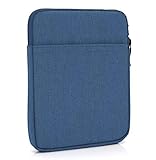 MyGadget Nylon Sleeve Hülle für Tablet bis 8 Zoll [ 21 x 14 cm ] - Schutzhülle Tasche ideal z.b. - z.B. Kindle Paperwhite, Oasis, iPad Mini - Blau