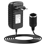 36W Netzgleichrichter Netzadapter Adapter 12V 3A, KFZ Netzadapter AC auf DC Spannungswandler für Autostaubsauger Auto-Ladegerät Kompressor DVR Luftreiniger 36 W Adapter 100V-240V auf 12V 3A