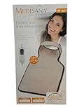 Medisana Rücken & Nackenheizkissen HP A64 - 60 x 40 cm, Beige/Taupe, Plüsch, 3 Temperaturstufen, Ergonomisch, Waschbar, Sicherheit geht vor, Öko-Tex Standard 100