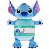 Disney Stitch Kuscheltier Wärmflasche Kinder & Erwachsene, 3D Wärmflaschenbezug flauschig 0.75L, Schmerzlinderung, Coole Geschenke