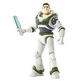 Buzz Lightyear HHJ79 - Space Ranger Alpha-Anzug Buzz Lightyear Figur, authentische Actionfigur ca. 13 cm groß mit 12 beweglichen Gelenken, Laserschwert, Spielzeug für Kinder ab 4 Jahren