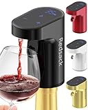 Redsack Elektrischer Wein-Dekanter, Luftsprudler, Spender, Ausgießer, Whisky-Likör-Pumpe, lustig, einzigartig, Geburtstagsgeschenk, Männer, Frauen, Mutter, Vater, Chef, Bruder, Ehemann (Schwarz)