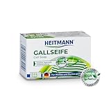 Heitmann Gallseife: Hausmittel gegen Flecken und Schmutz, natürlicher Fleckenentferner für Weißes und Buntes, 100g (1er Pack)
