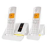 Téléphone répondeur Versatis F200 Voice Duo - Blanc