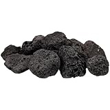 Happyyami Lavasteine: 1 Satz Schwarze Vulkansteine Natürliche Lavakiesel Aquariensteine Pflanzgefäß Natursteine Aquariumdekoration Für Feuerstellen Gasgrills Aquarienpflanzen