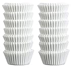 Zenker Mini-Muffinförmchen Patisserie aus Papier - Ø30x25mm, 240 Stück – Hitzebeständig, ideal für kleine Muffins, Cupcakes & Co, Weiß