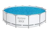 Bestway PE-Solarabdeckplane Ø 417 cm, blau, rund