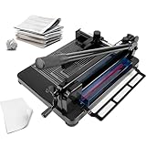 IYUESQ Papierschneider 12 Zoll, A4 Hochleistungs-Papierschneider, Guillotine-Papierschneider, Kapazität 400 Blatt, für Büro und Produktion
