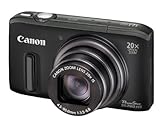 Canon PowerShot SX 240 HS Digitalkamera (12,1 MP, 20-fach opt. Zoom, 7,6cm (3 Zoll) Display, bildstabilisiert) schwarz