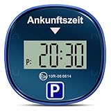 Gooofly Chrono Pro Parkscheibe Elektrisch mit Zulassung, Elektronische Parkscheibe mit Zulassung, Digitale Parkscheibe Auto, Elektrische Parkuhr mit 2 Displays & 3 Zeitmodi (1, Blau)