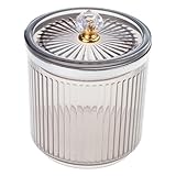 Qsvbeeqj Staubdichte Zahnstocherbox aus Acryl für Make-up-Werkzeug, Wattestäbchen und Pads, Spender für Badezimmer oder Kommode, Acrylglas