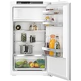SIEMENS KI32LVFE0 Einbau-Kühlschrank iQ300, integrierbarer Kühlautomat mit Gefrierfach 102x56 cm, 132L Kühlen, 15L Gefrieren, freshBox, LED-Beleuchtung, superCooling, bottleRack.