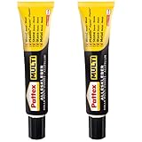 Pattex Multi Alleskleber 2 x 20 g in unkaputtbarer Tube, lösemittelfrei, extrastark, schnell und sauber, tropft nicht, kraftvoll