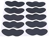 Set mit 10 tiefenreinigenden Nasenstreifen zur Entfernung von Mitessern auf fettiger Haut, schwarz, langlebig und modisch