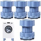 Anti-Vibrations-Pads – 3,15 Zoll PP PVC 4 Stück | Antivibrationsmatte | Kühlschrankpads | Stoßfeste Trocknersockel | Rutschfeste Stabilisatoren Für Trommelmaschinen, Die Vibrationsgeräusche Und Feucht