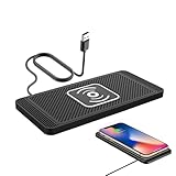 Pad Kfz-Ladegerät – Schnelles, kabelloses Telefon-Ladegerät, 15 W, automatisches Ladepad, Qi-Induktionstelefonhalterung, Autozubehör für Smartphone | Pad
