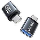 GIANAC Adapter USB C auf USB (2 Stück) 10Gbps Typ C Adapter auf USB 3.2 Buchse Handy-OTG-Adapter Thunderbolt 3 kompatibel mit iPhone16/15 Serie,MacBook Pro,Galaxy S24 und Andere Smartphone & Tablet